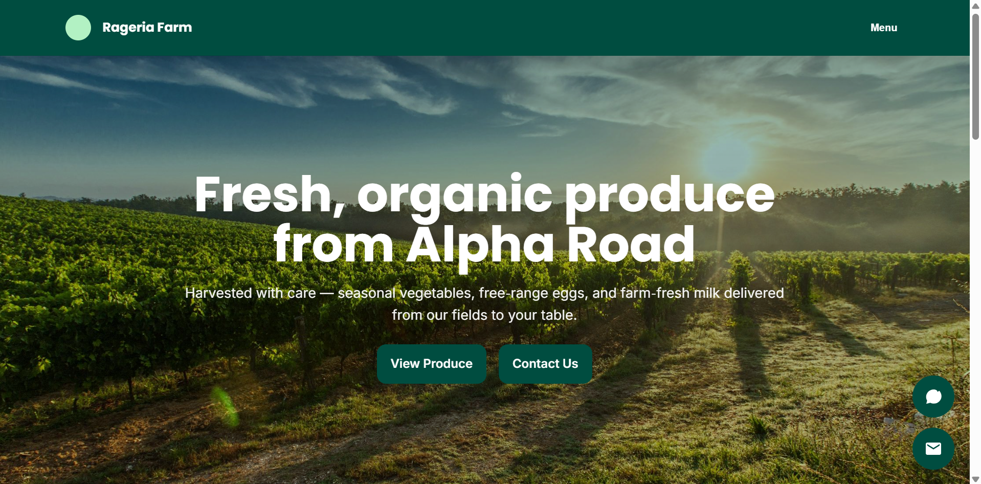 Organic Produce Shop